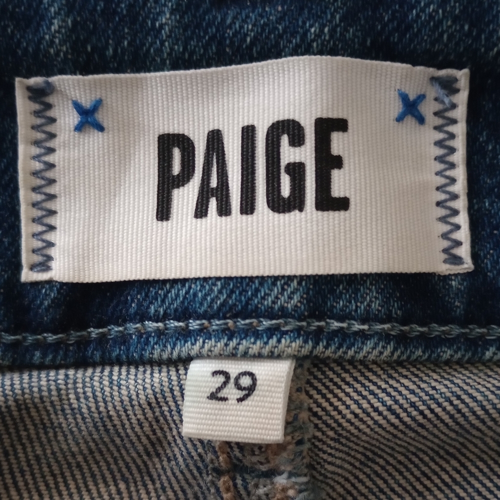 PAIGE DENIM Sasha Wide Leg Jeans in Lovejoy Distressed Size 29 - Picture 2 of 8